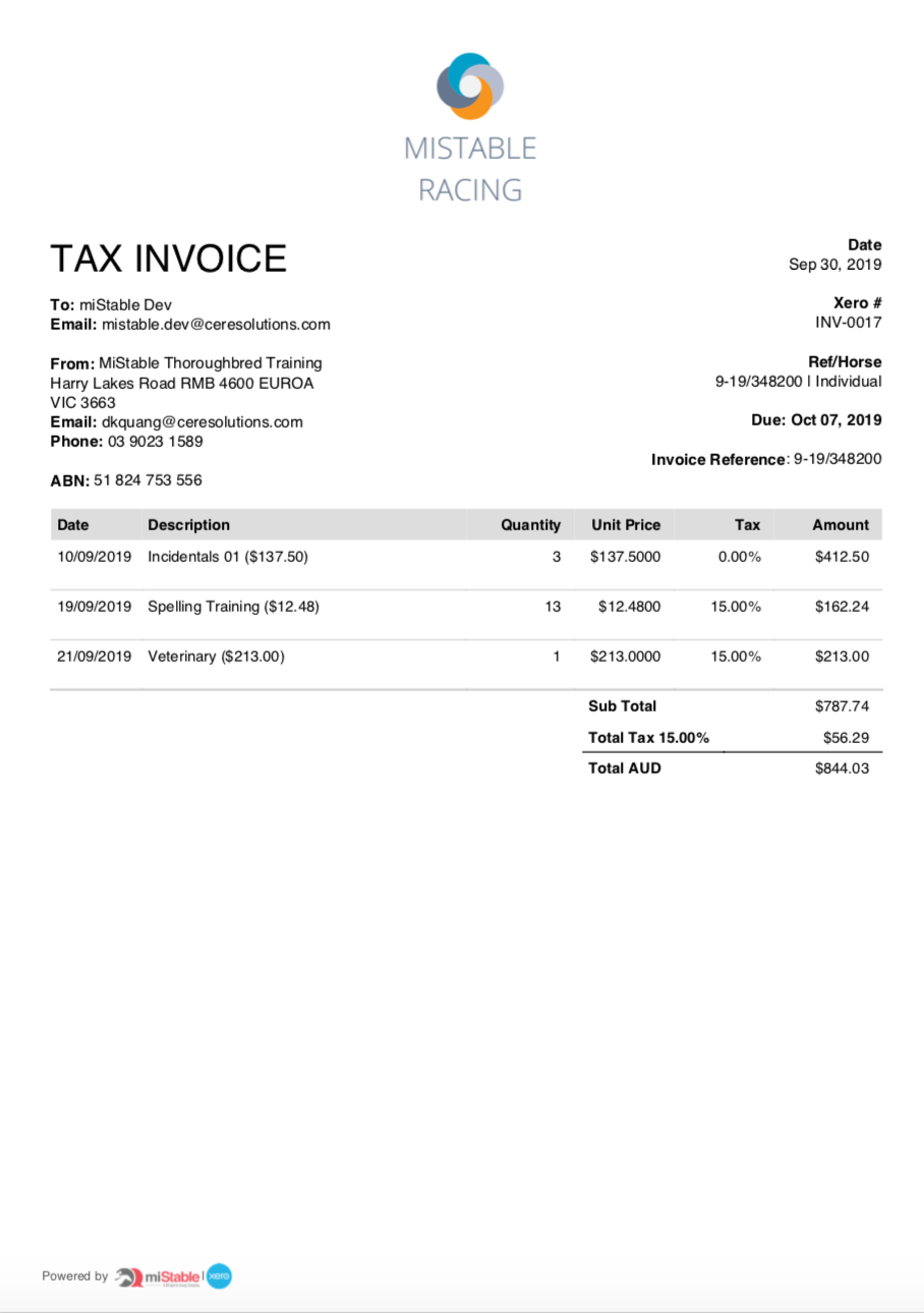 creating invoices property boss